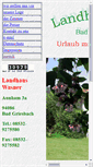 Mobile Screenshot of landhaus-wasner.de